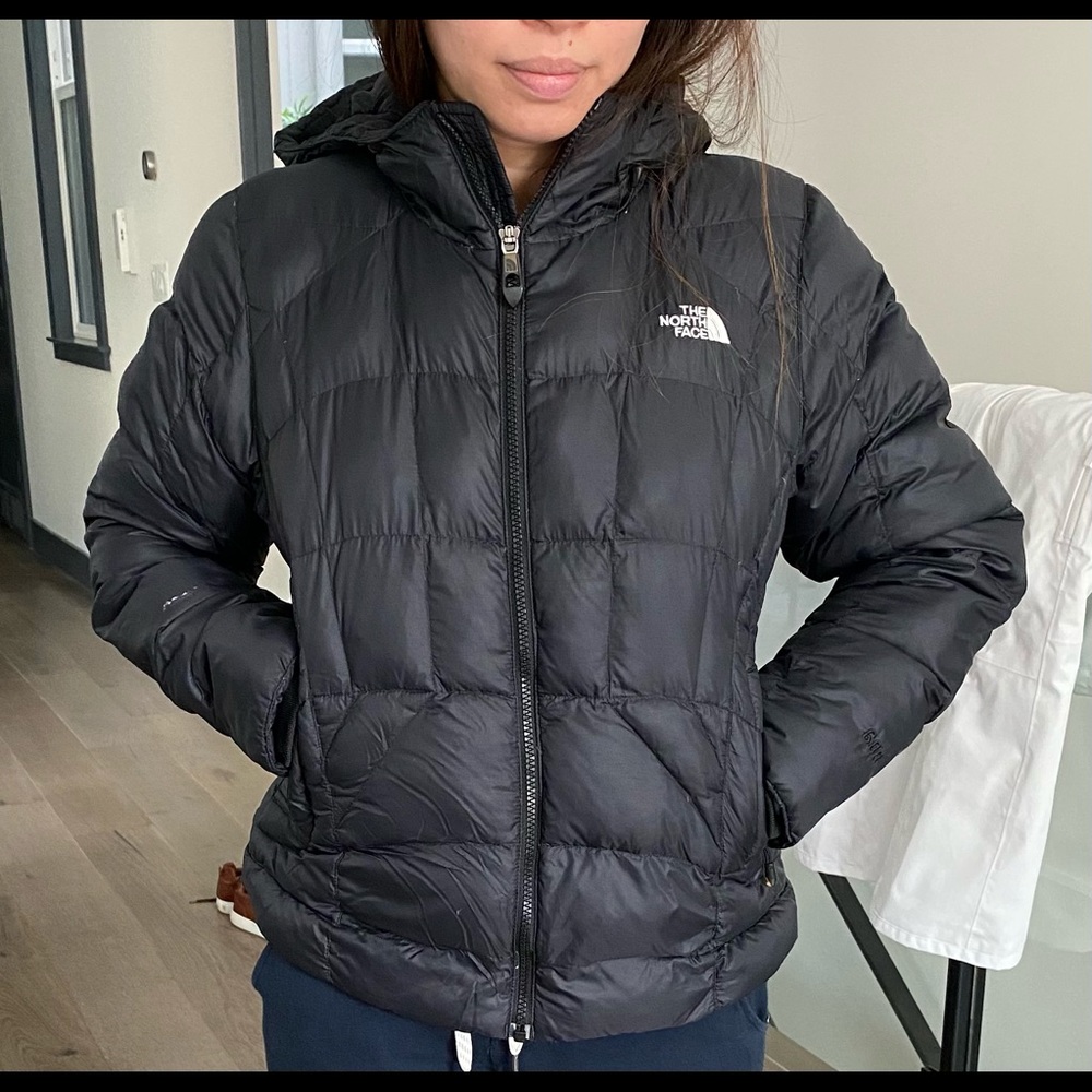 Northface down jacket in Black Sz Small